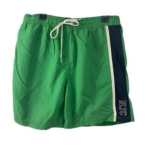 Nautica Jeans Co Swim Trunks Mens Size XL Green